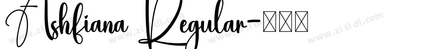 Ashfiana Regular字体转换